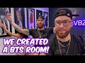 CHECK OUT OUR BTS ROOM 💜 BTS PERMISSION TO DANCE PREMIERE PARTY REACTION!