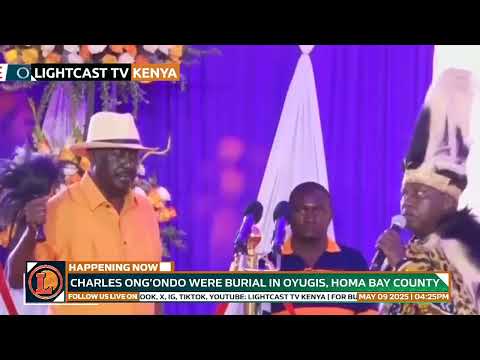 Raila Odinga mourning
