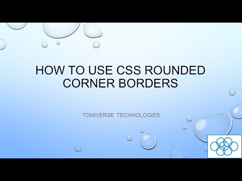How to make rounded borders with CSS