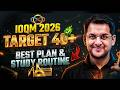 IOQM 2026 Strategy: Target 40+ Marks | Best Study Plan &amp; Routine | Abhay Sir LIVE