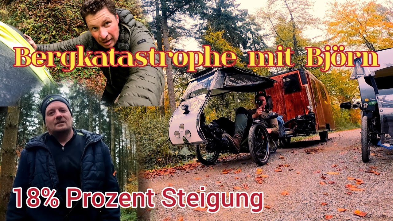 Desaster am Berg/18% Prozent Steigung/Pforzheim/@homelessontour