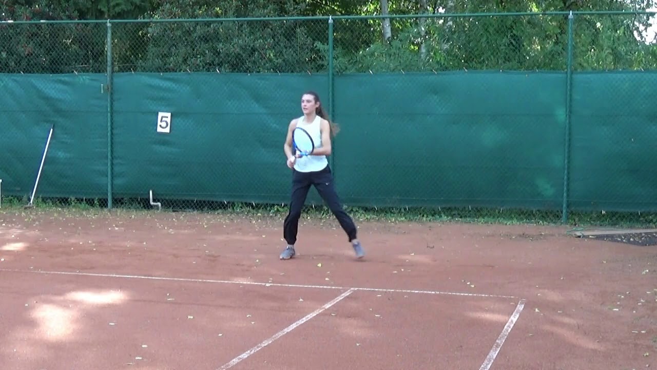 College Tennis Amerika Universiteit Overboarder Sarah Folens Youtube