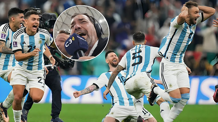 Argentina Vs France penalties | Crazy Argentinian commentator - Qatar Final 2022