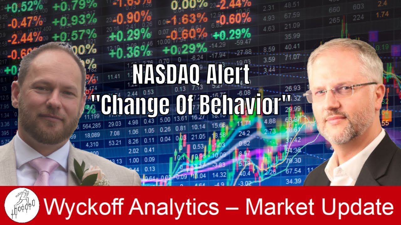 NASDAQ Alert, A "Change of Behavior" Bar - Wyckoff Tape Reading Lab 8.02.2023