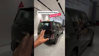 New Kia Syros HTE Base Variant Features &amp; Price | 2026 Facelift Model
