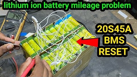 Electric scooty battery repair //lithium battery bms reset// 20S45A 3.7 volt BMS RESET KAISE KAREN