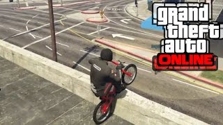 GTA 5 PC Online - Паркур с BMX