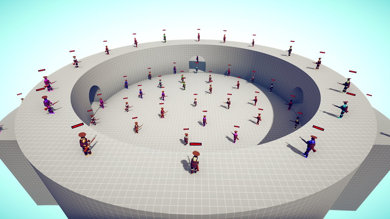 Blunderbuss Battle Royale Mode Vs 2X EVERY GODS - Totally Accurate Battle Simulator TABS