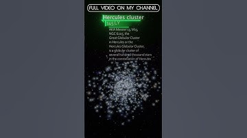 Hercules Cluster rendered in Blender #universe #3drender #space #nebula #blenderart #3dart #eevee
