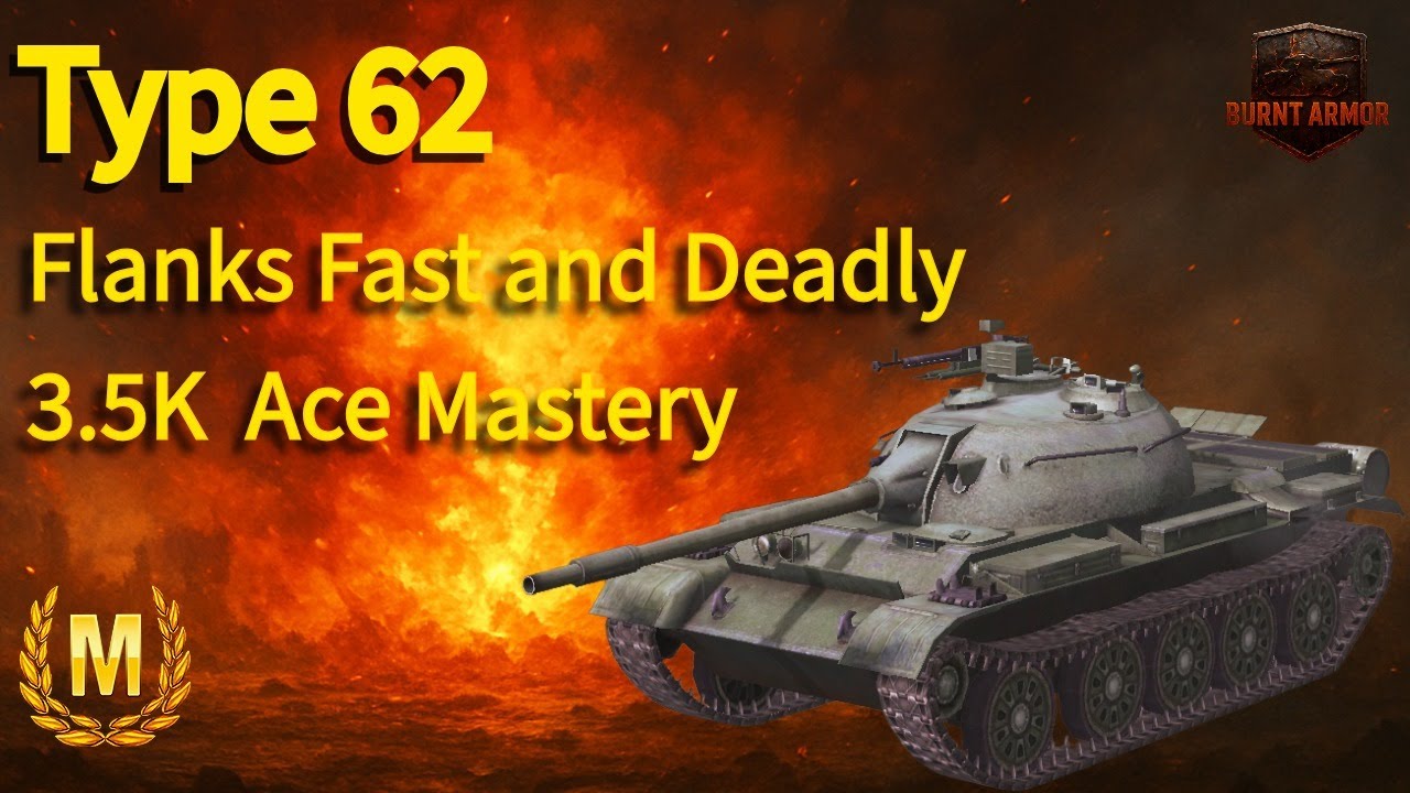 Type 62 with 3501 damage and Ace Mastery on Himmelsdorf