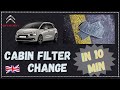 How to change the cabin filter of your Citroën Picasso/Peugeot without disassembling!