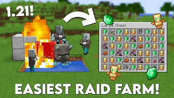 Minecraft: EASY RAID FARM! (1.21 Tutorial)