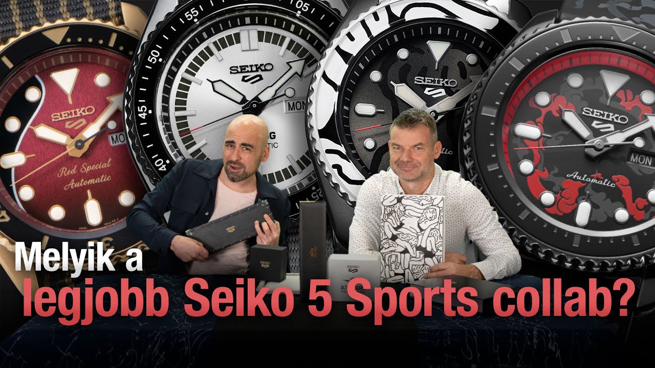 Melyik a legjobb Seiko 5 Sports collab? - Seiko Boutique TV - S03E28 -  YouTube