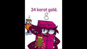 24 Karat Gold Octonaughty | #numberblocks