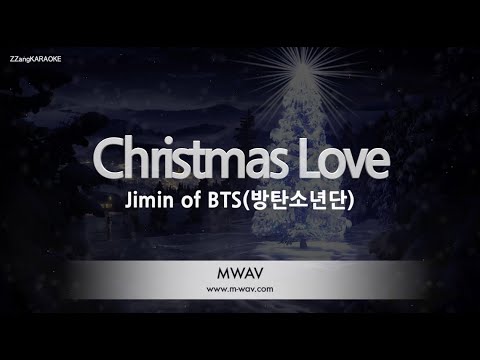 [짱가라오케/노래방] <strong>Jimin</strong> of BTS(방탄소년단)-Christmas <strong>Love</strong> [ZZang KARAOKE]