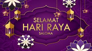 LAGU RAYA SALOMA - Selamat Hari Raya (Lyric Video)