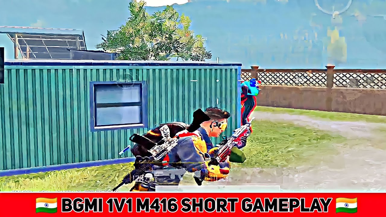 🇮🇳 BGMI 1V1 M416 SHORT GAMEPLAY 🇮🇳 - YouTube