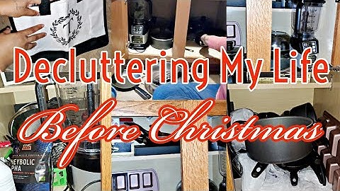 Declutter Organize & Clean With Me | Decluttering My Kitchen Before Christmas | #Wiskf Tote Bag