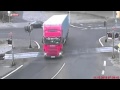 A lorry driver in the czech republic had a lucky escape