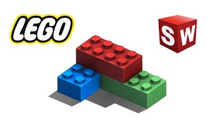 Lego Brick SolidWorks Tutorial by Matias Costa 10,010 views 3 years ago 7 minutes, 47 seconds