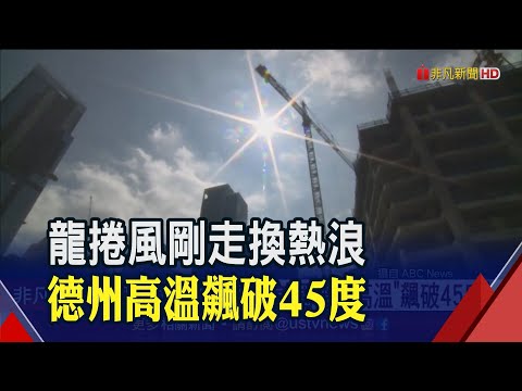 德州高溫飆破45度!休士頓急開放"降溫中心" 北大西洋海水溫度增5度 極端天氣恐更劇烈｜非凡財經新聞｜20230621
