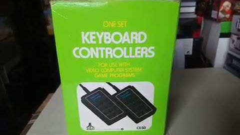 KEYBOARD CONTROLLERS Atari Video Computer System PAL Region Version Box 30.03.19