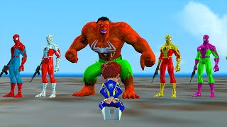 Spiderman vs Avengers vs Hulk vs Batman Rescue boss Venom vs Iron Man vs Thor|Game GTA 5 Superheroes