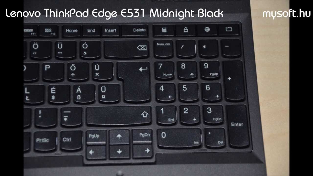 Lenovo ThinkPad Edge E531 Midnight Black - mysoft.hu