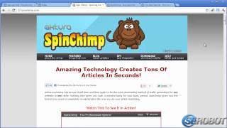 3. Aritcle Spinning Solutions Review - SERobot v2 Video Training Update