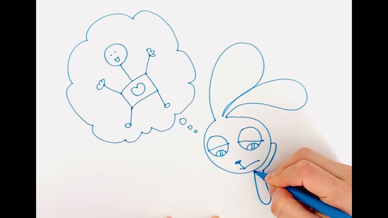 Pondering Bunny: A Quiet Moment of Creative Thought | Artistic Process