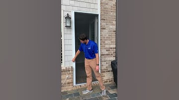 Mirage Retractable Screen Door #1