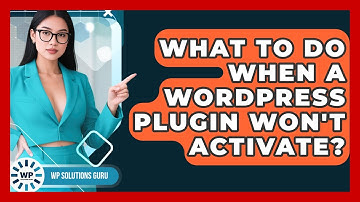 What To Do When A WordPress Plugin Won