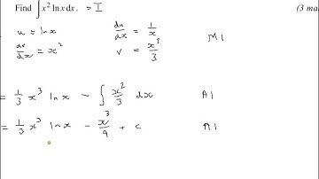 FMSP Revision: AQA FP3 June 2011 qn 3 Improper Integrals and Limits