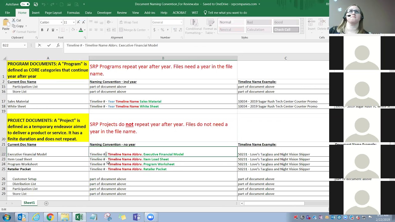 Timeline Documents Meeting #1 