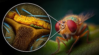 Fruit Fly inside an Electron Microscope