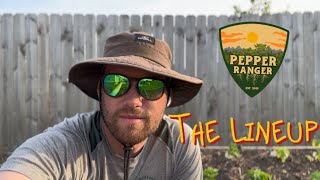 2024 Outdoor Pepper Grow Update #1 || The Lineup