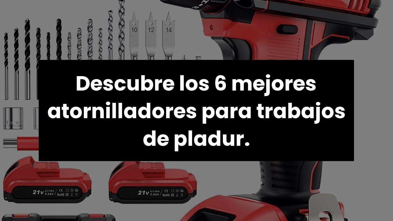 Atornillador pladur: Descubre los 6 mejores atornilladores para trabajos de  pladur. ? 