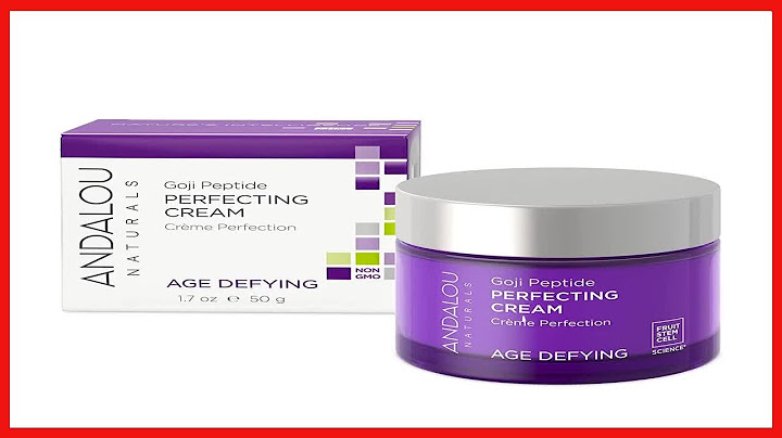 Andalou goji peptide perfecting cream reviews