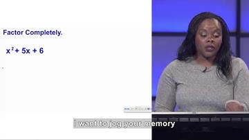 Welcome to Algebra I: Solving Quadratic Equations Algebraically (Accessible Preview)