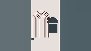 No Sound | Simple Boho Abstract Geometric Minimalist