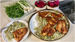 مطبك سمك عراقي على تمن الباكلا مع الرز النثري المفلفل زوجي انصدم بالطعم?رز بالباقلاء