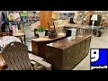 GOODWILL FURNITURE SOFAS ARMCHAIRS COFFEE TABLES DESKS DECOR SHOP WITH ME SHOPPING STORE WALKTHROUGH