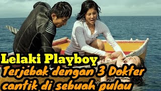 3 Dokter Cantik terjebak di sebuah pulau dengan lelaki Playboy ,review Film:Huge Shark