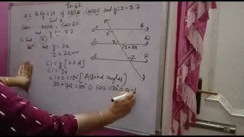 In fig 6.29 if AB is parallel to CD ,CD is Parallel to EF and y:z=3:7,find xNCERT CLASS9TH EX 6.2 Q2