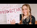 HOW TO STAY PRODUCTIVE + BE MOTIVATED FOR SCHOOL TIPS AND TRICKS