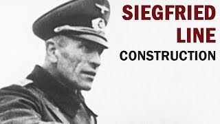 Construction of the Siegfried Line, Germany's Last Line of Defense | Captured German WW2 Film | 1939