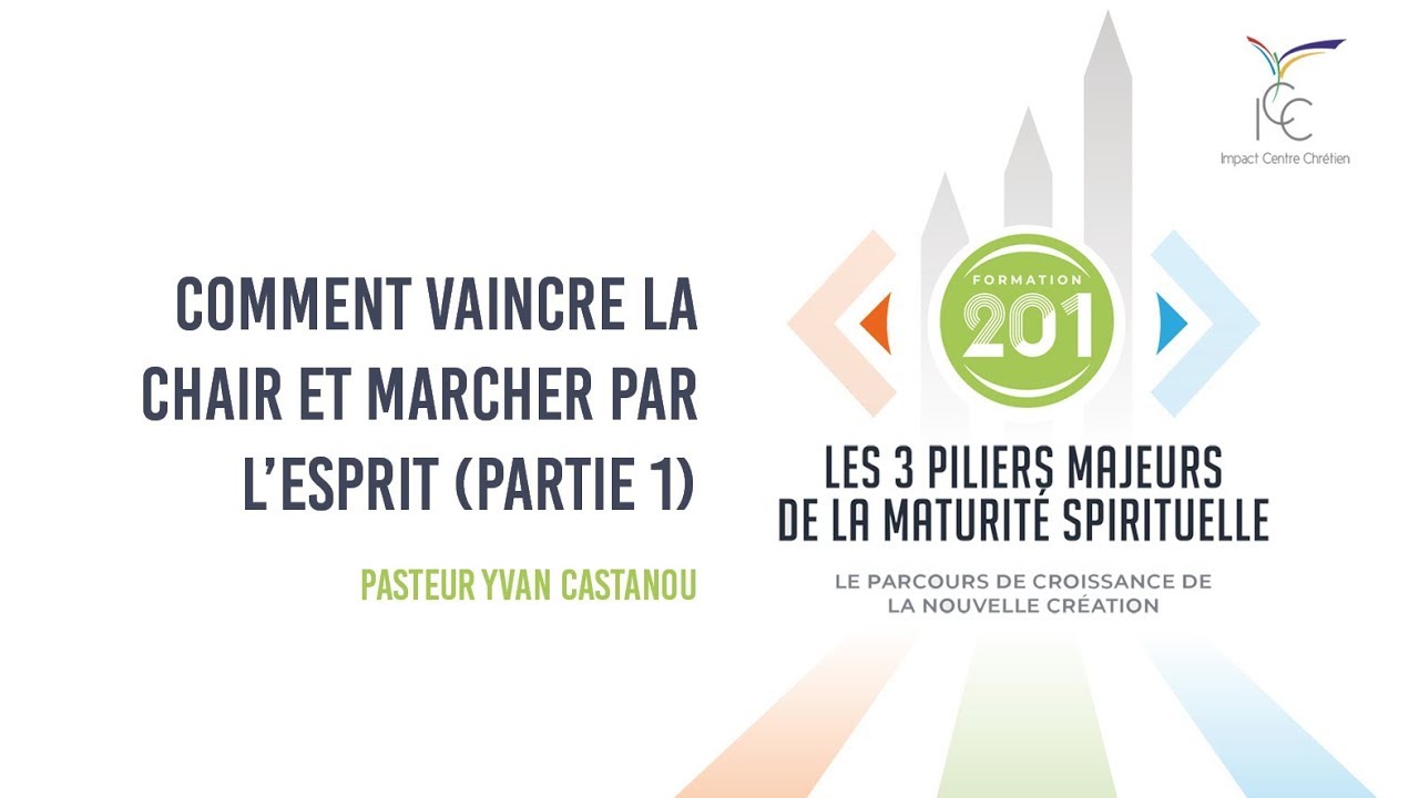 Comment vaincre la chair et marcher par l'Esprit l partie 1 - Pasteur Yvan Castanou chrétiens d'orient sos