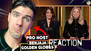 Professional Host\/MC REACTS to Tina Fey and Amy Poehler Opening Monologue 2021 Golden Globes