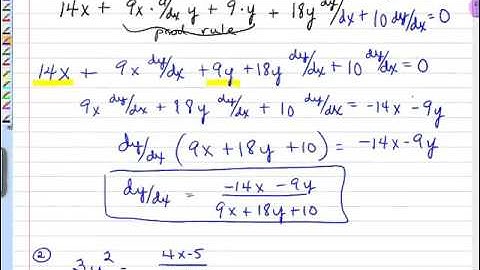 Section 14.4 Implicit Differentiation