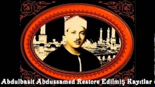 Abdulbasit Abdussamed Maide Suresi Suriye Radiosu 1957 Restore Edilmiş Kayıtlar
